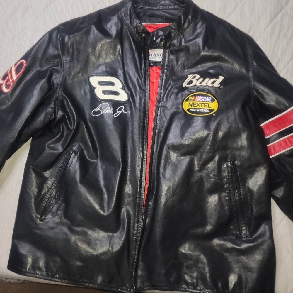 Dale Earnhardt Jr. genuine leather Jacket